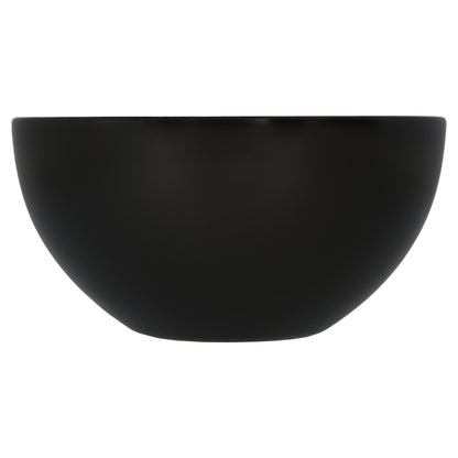 Opbouw waskom Differnz Boomer rond 20cm keramiek zwart