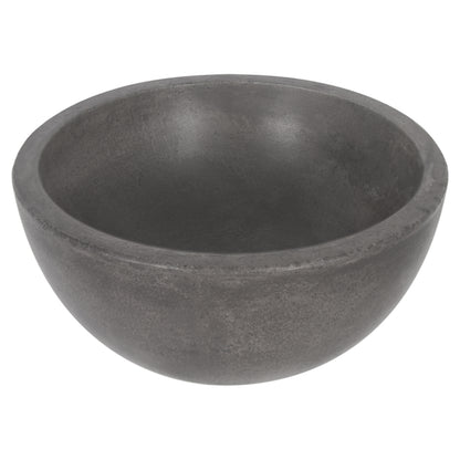 Opbouw waskom Differnz Boomer rond 20cm beton donkergrijs