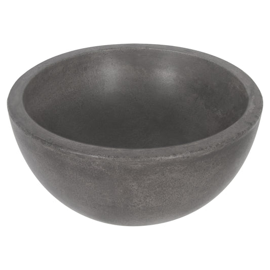 Opbouw waskom Differnz Boomer rond 20cm beton donkergrijs