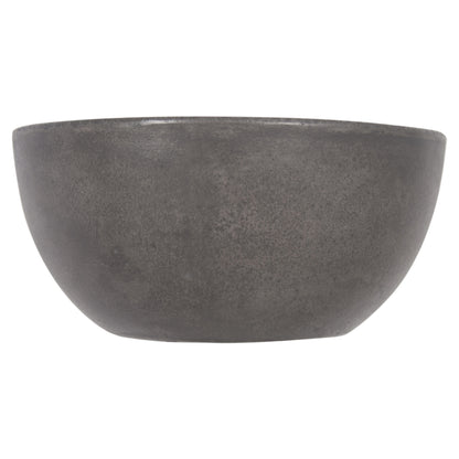 Opbouw waskom Differnz Boomer rond 20cm beton donkergrijs