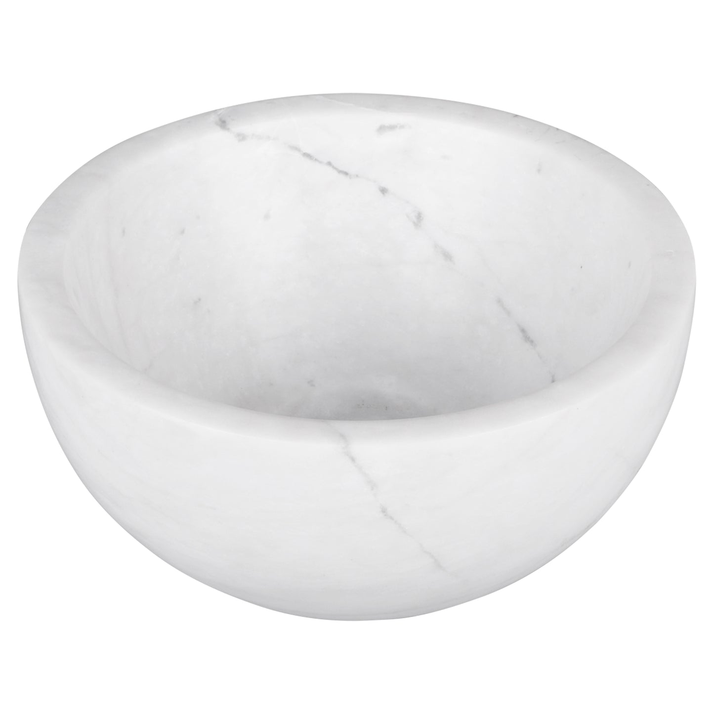 Opbouw waskom Differnz Boomer rond 20cm marmer wit