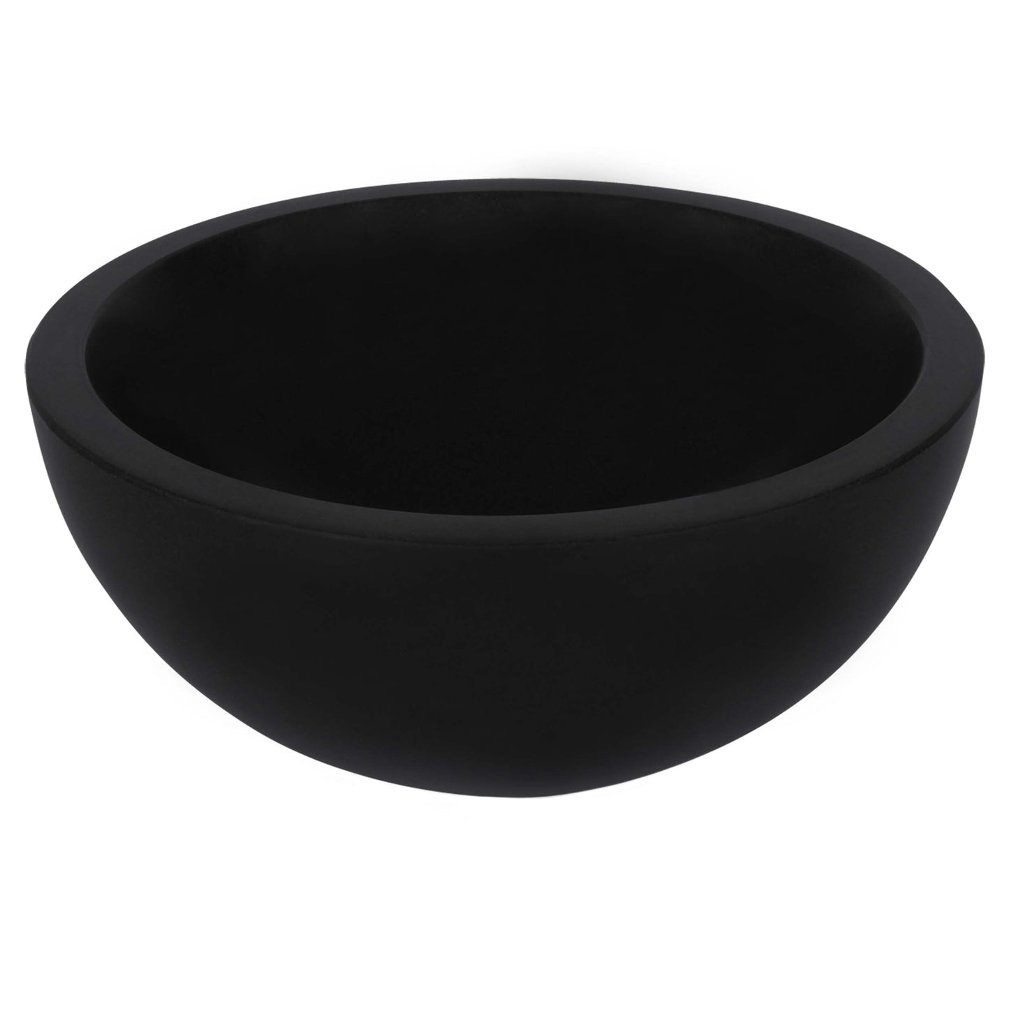 Opbouw waskom Differnz Boomer rond 25cm keramiek mat zwart