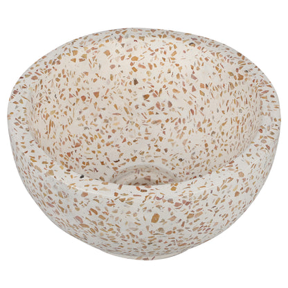 Opbouw waskom Differnz River Terrrazzo 21 cm beige