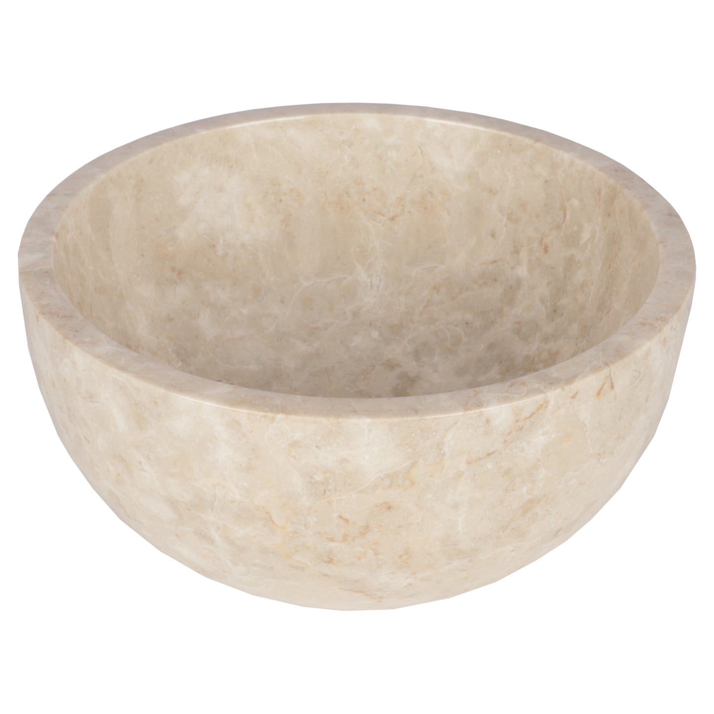 Opbouw waskom Differnz Boomer rond 21cm marmer beige