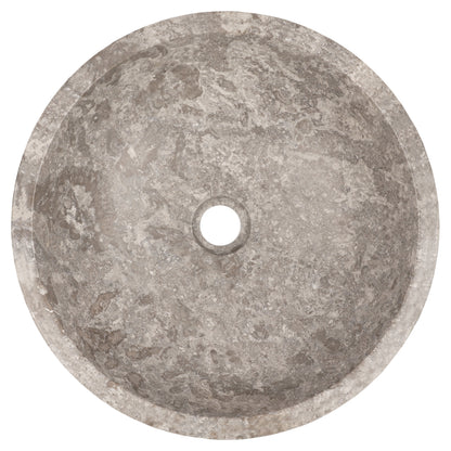 Opbouw waskom Differnz Boomer rond 21cm marmer grijs