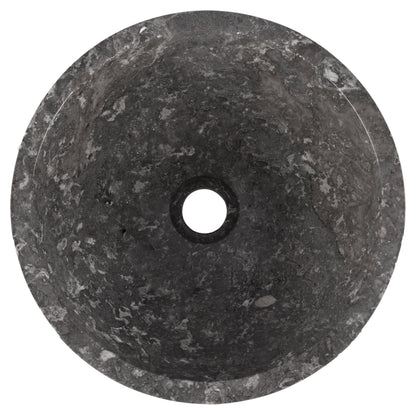 Opbouw waskom Differnz Alto rond 38cm marmer grijs