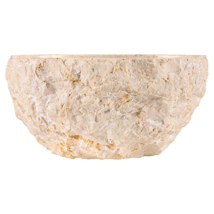 Opbouw waskom Differnz Asti rond 38cm marmer beige