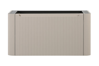 Badkamermeubelset Wiesbaden Sulora 120cm mat beige inclusief spiegel Uovo