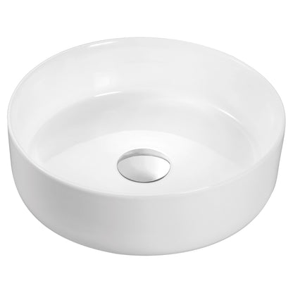 Opbouw waskom Differnz Mira rond 36cm keramiek wit