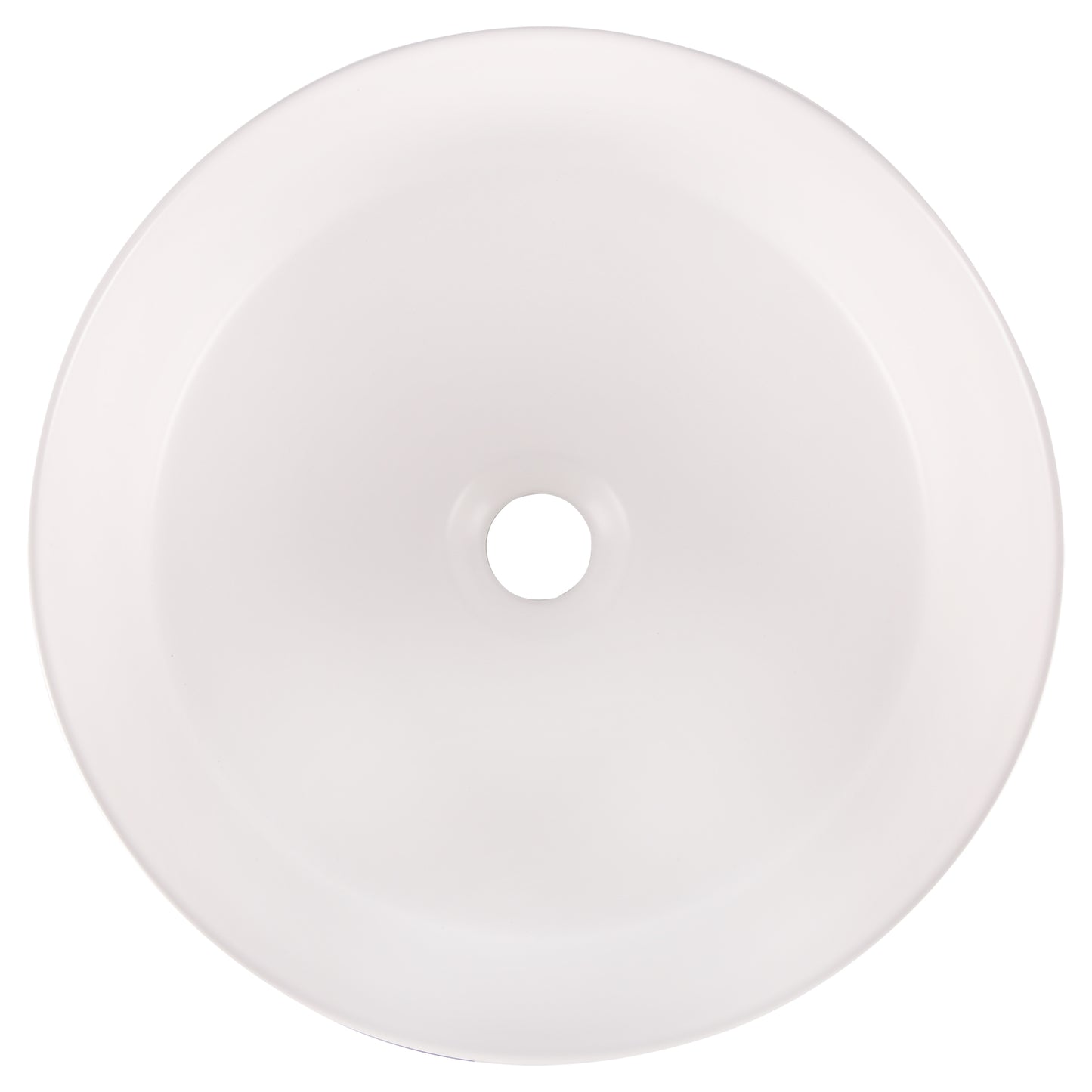 Opbouw waskom Differnz Mira rond 36cm keramiek wit