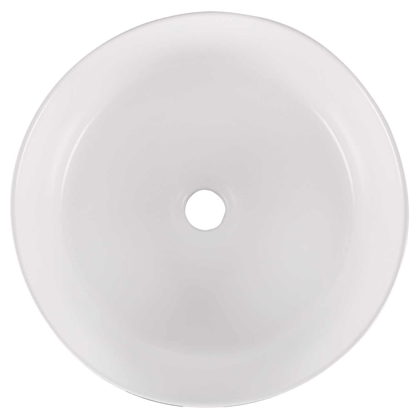 Opbouw waskom Differnz Mira rond 36cm keramiek blauw en wit