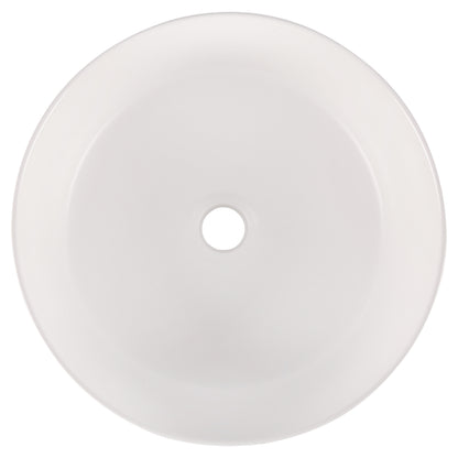 Opbouw waskom Differnz Mira rond 36cm keramiek grijs en wit