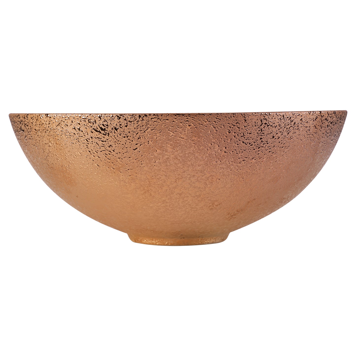Opbouw waskom Differnz Bright rond 36cm keramiek koper