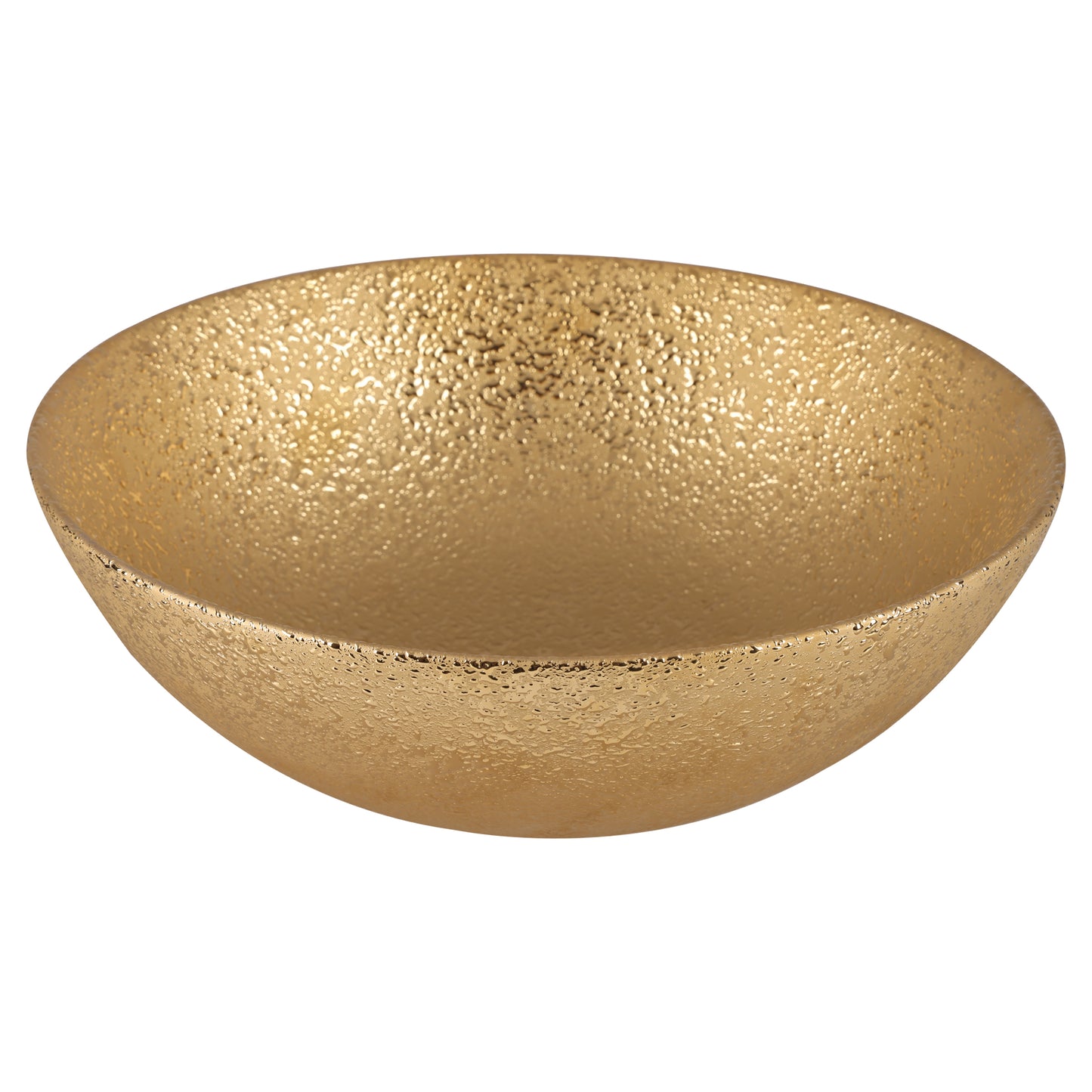 Opbouw waskom Differnz Bright rond 36cm keramiek goud
