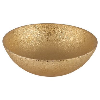 Opbouw waskom Differnz Bright rond 36cm keramiek goud