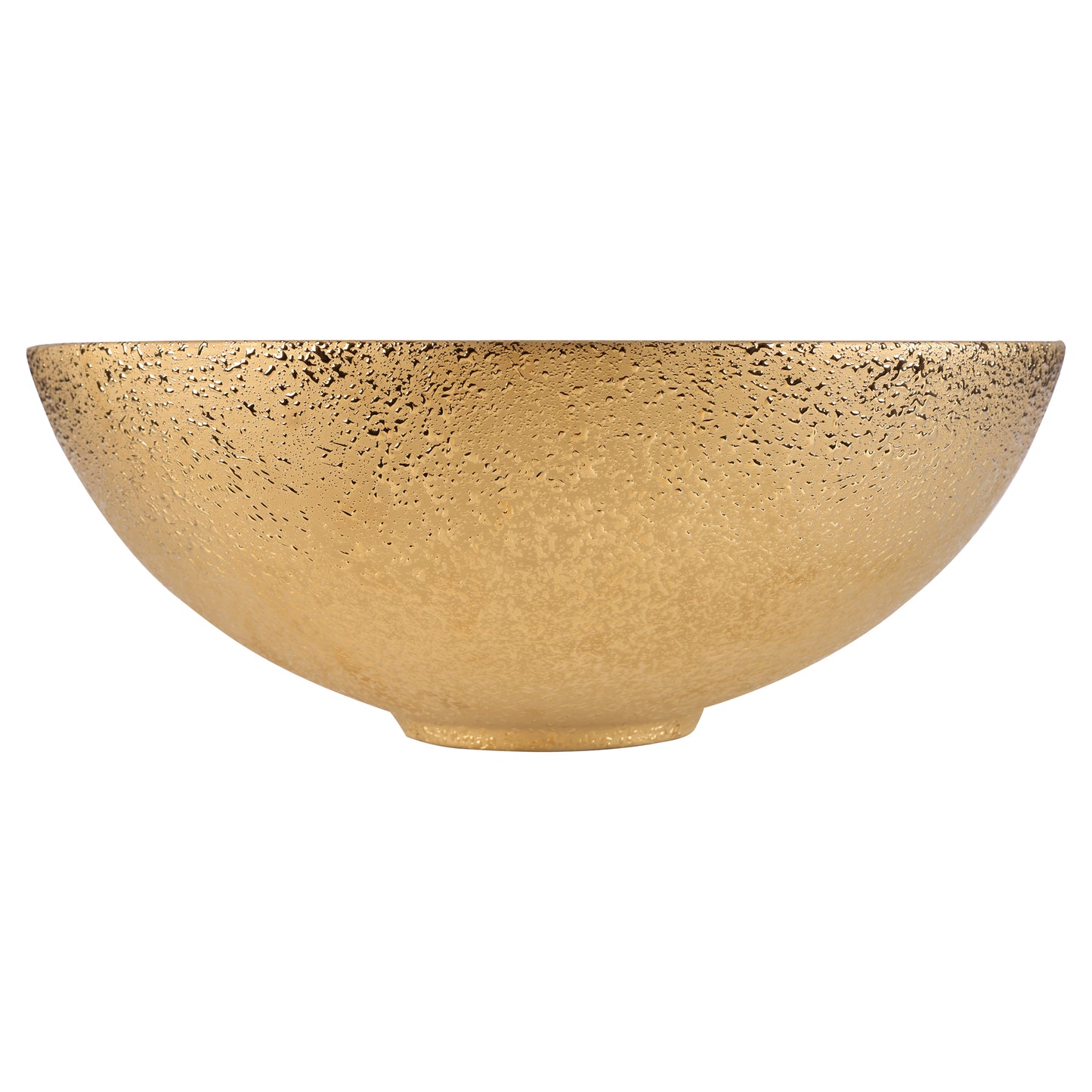 Opbouw waskom Differnz Bright rond 36cm keramiek goud