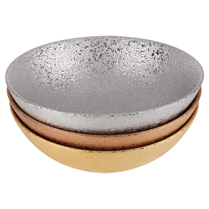 Opbouw waskom Differnz Bright rond 36cm keramiek goud