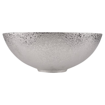 Opbouw waskom Differnz Bright rond 36cm keramiek zilver