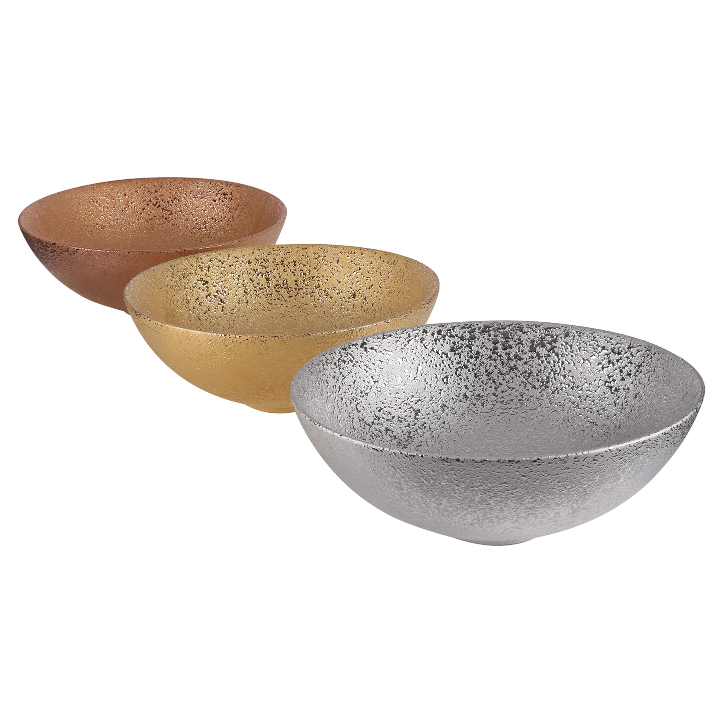 Opbouw waskom Differnz Bright rond 36cm keramiek zilver