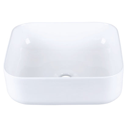 Opbouw waskom Differnz Guido rond 40cm keramiek wit