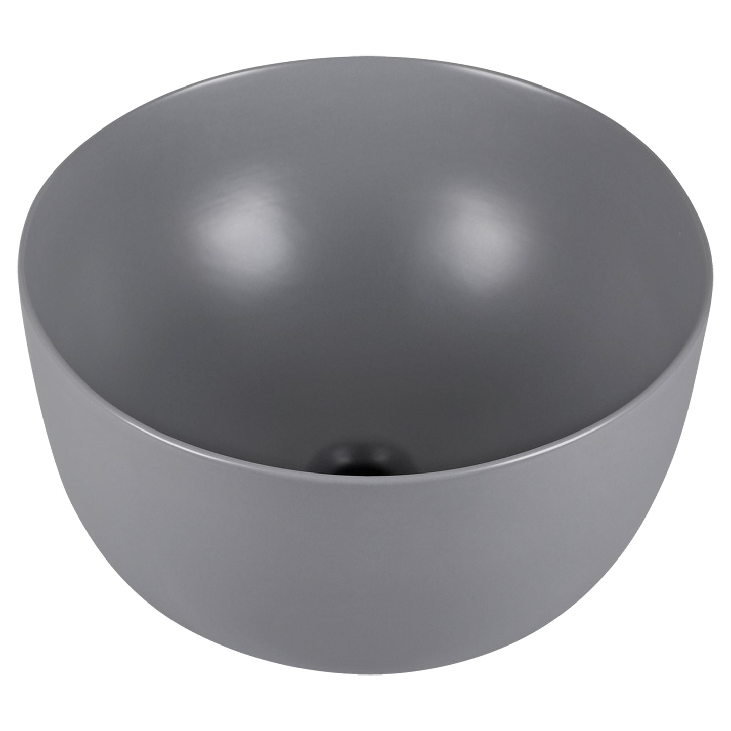 Opbouw waskom Differnz Tulp rond 40cm keramiek mat grijs