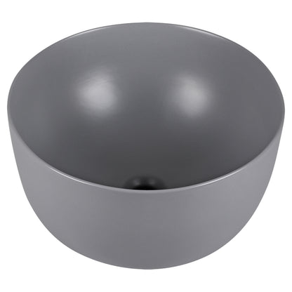 Opbouw waskom Differnz Tulp rond 40cm keramiek mat grijs