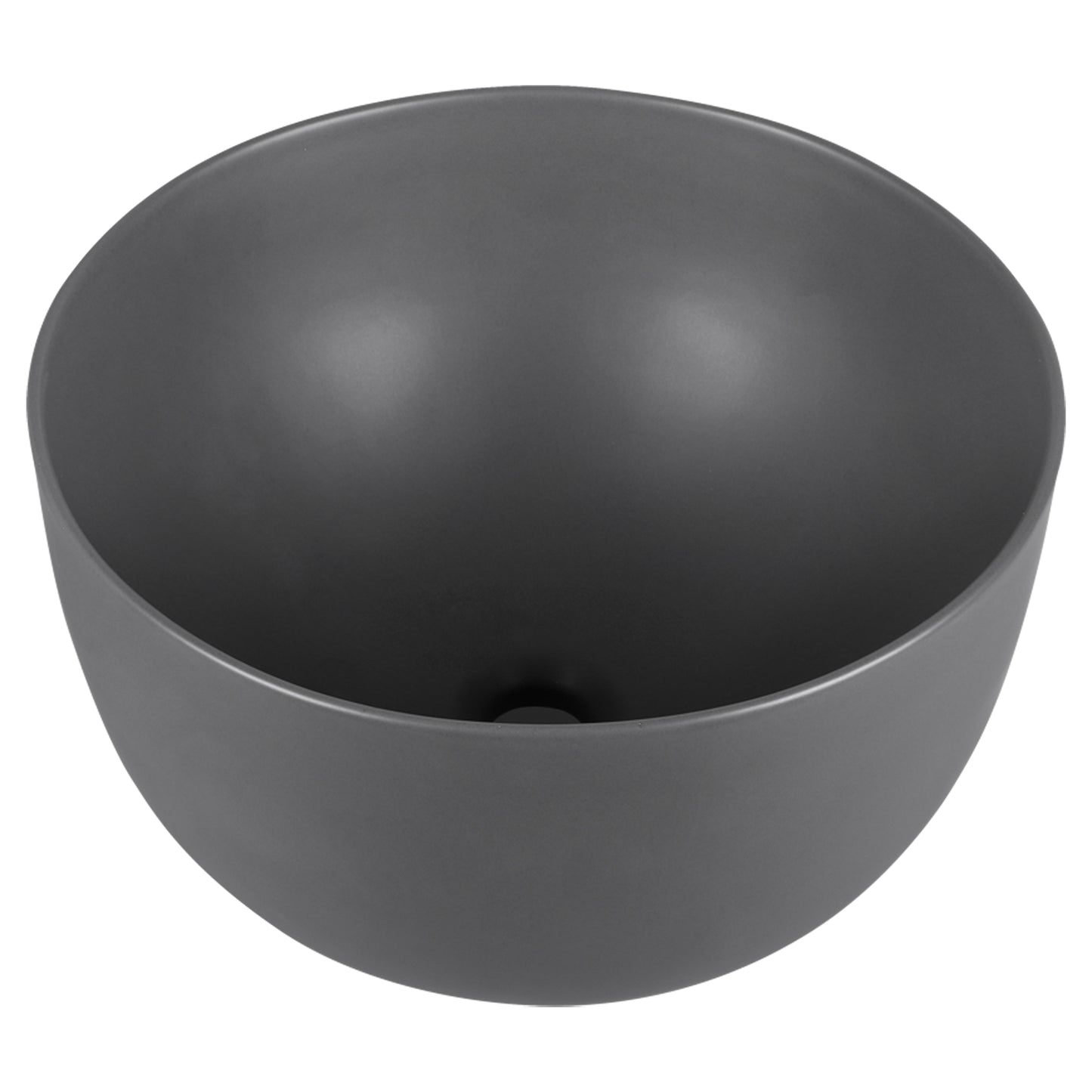 Opbouw waskom Differnz Tulp rond 40cm keramiek mat antraciet