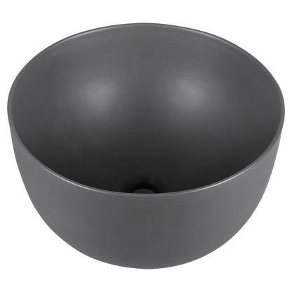 Opbouw waskom Differnz Tulp rond 40cm keramiek mat antraciet