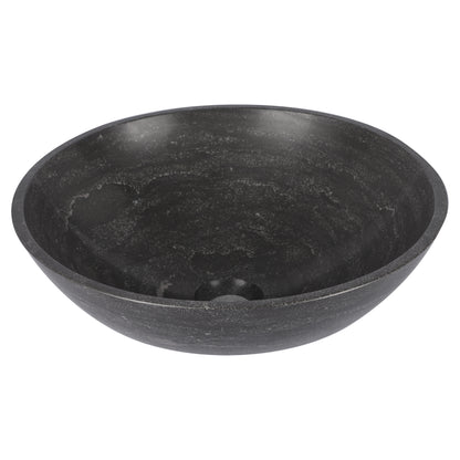 Opbouw waskom Differnz Bowl rond 40cm limestone antractiet