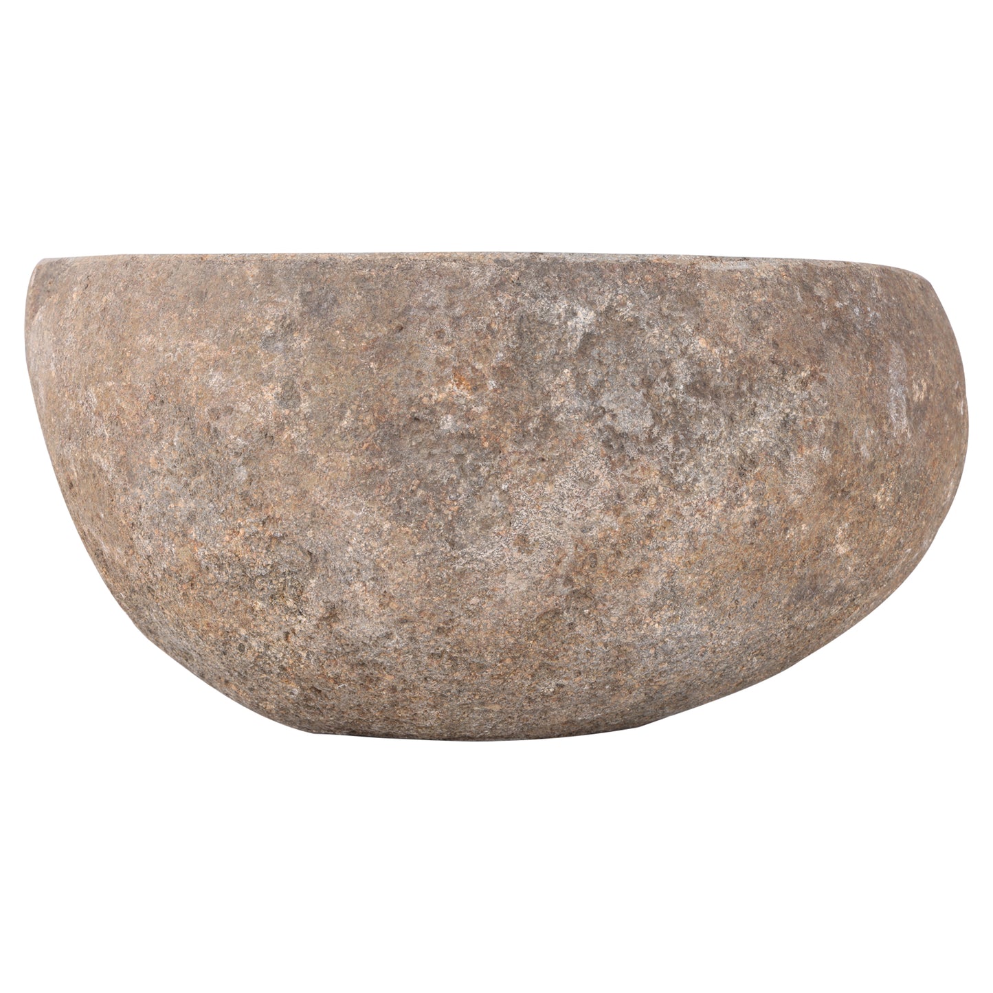 Opbouw waskom Differnz Lombok 36cm riverstone beige en grijs