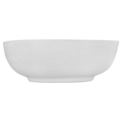 Opbouw waskom Differnz Shine rond 40cm keramiek wit en goud
