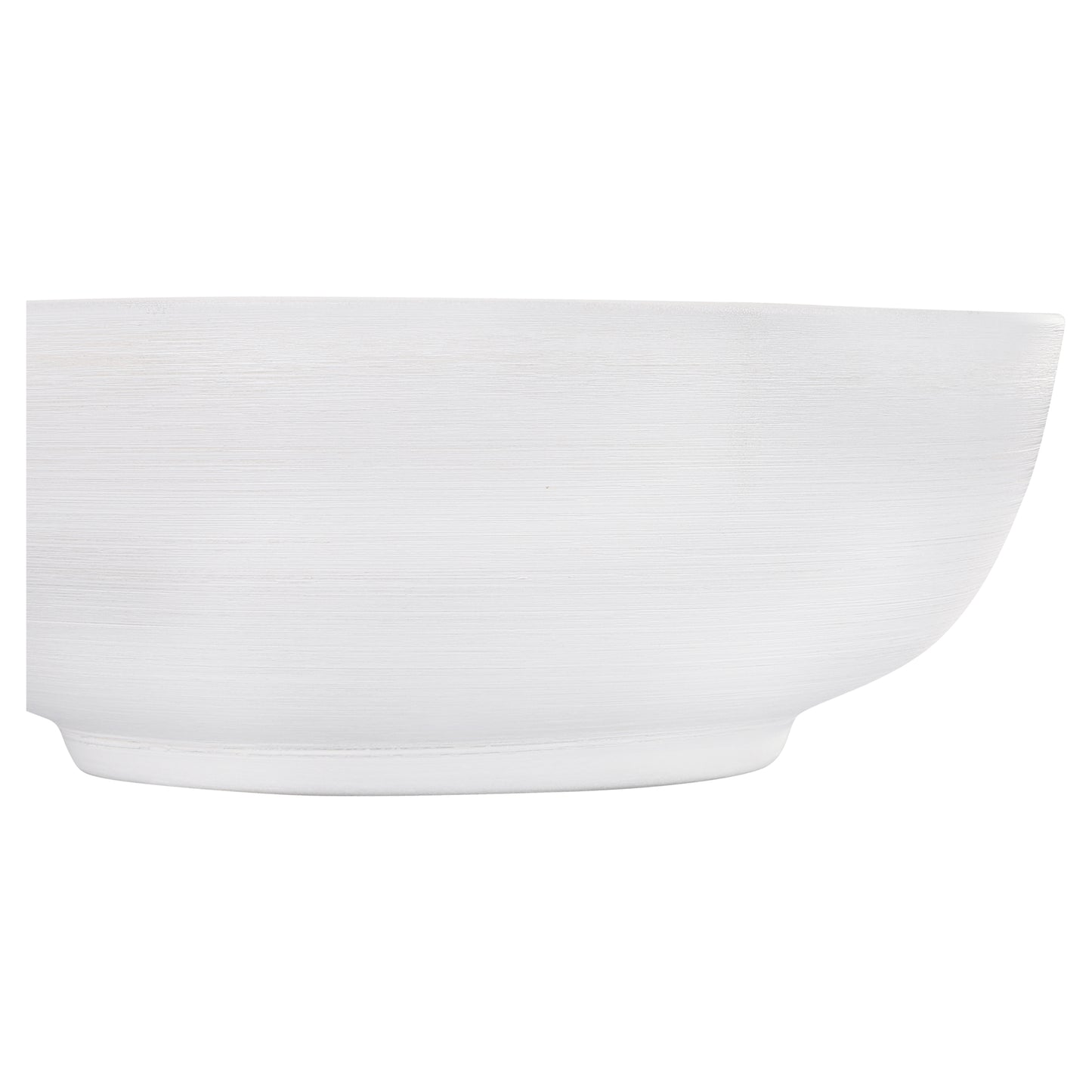 Opbouw waskom Differnz Shine rond 40cm keramiek wit en goud