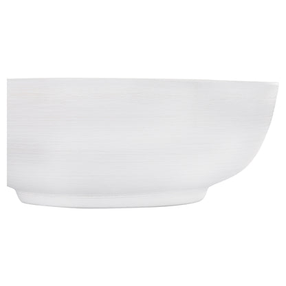 Opbouw waskom Differnz Shine rond 40cm keramiek wit en goud