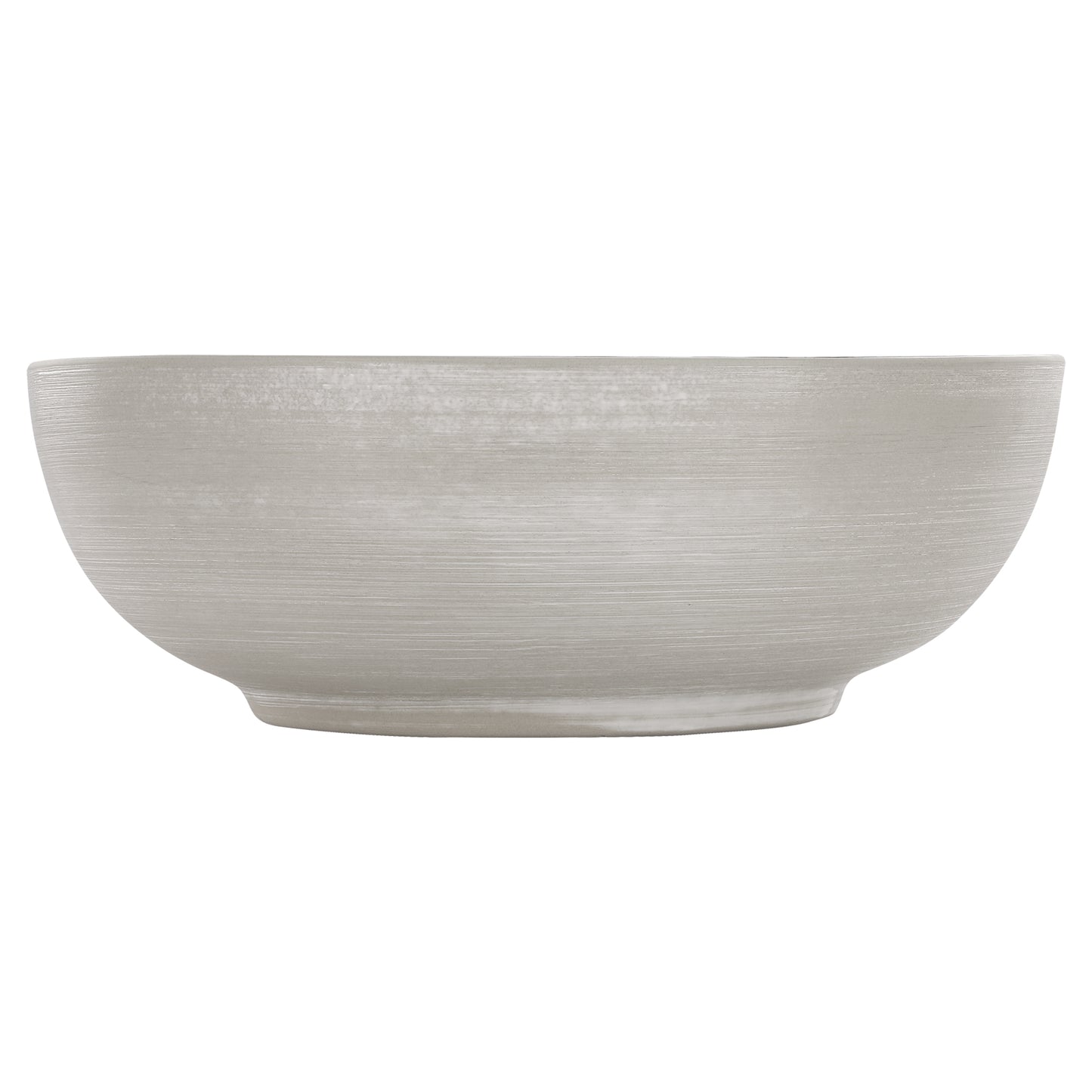 Opbouw waskom Differnz Shine rond 40cm keramiek grijs zilver
