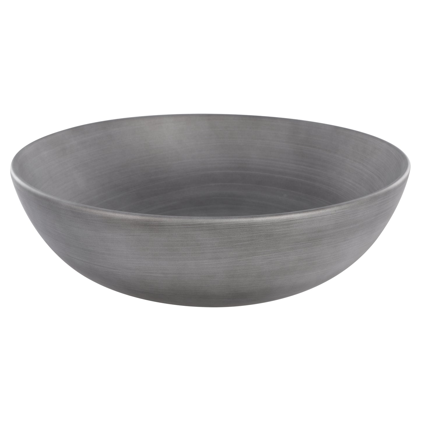Opbouw waskom Differnz Slim rond 40cm keramiek donkergrijs