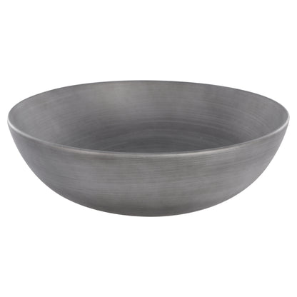 Opbouw waskom Differnz Slim rond 40cm keramiek donkergrijs