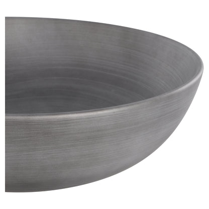 Opbouw waskom Differnz Slim rond 40cm keramiek donkergrijs