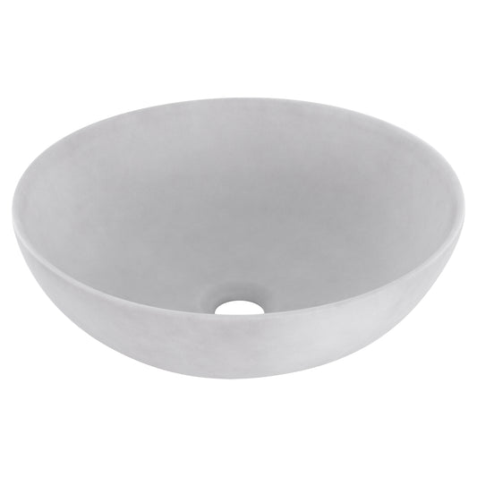Opbouw waskom Differnz Slim rond 40cm keramiek lichtgrijs