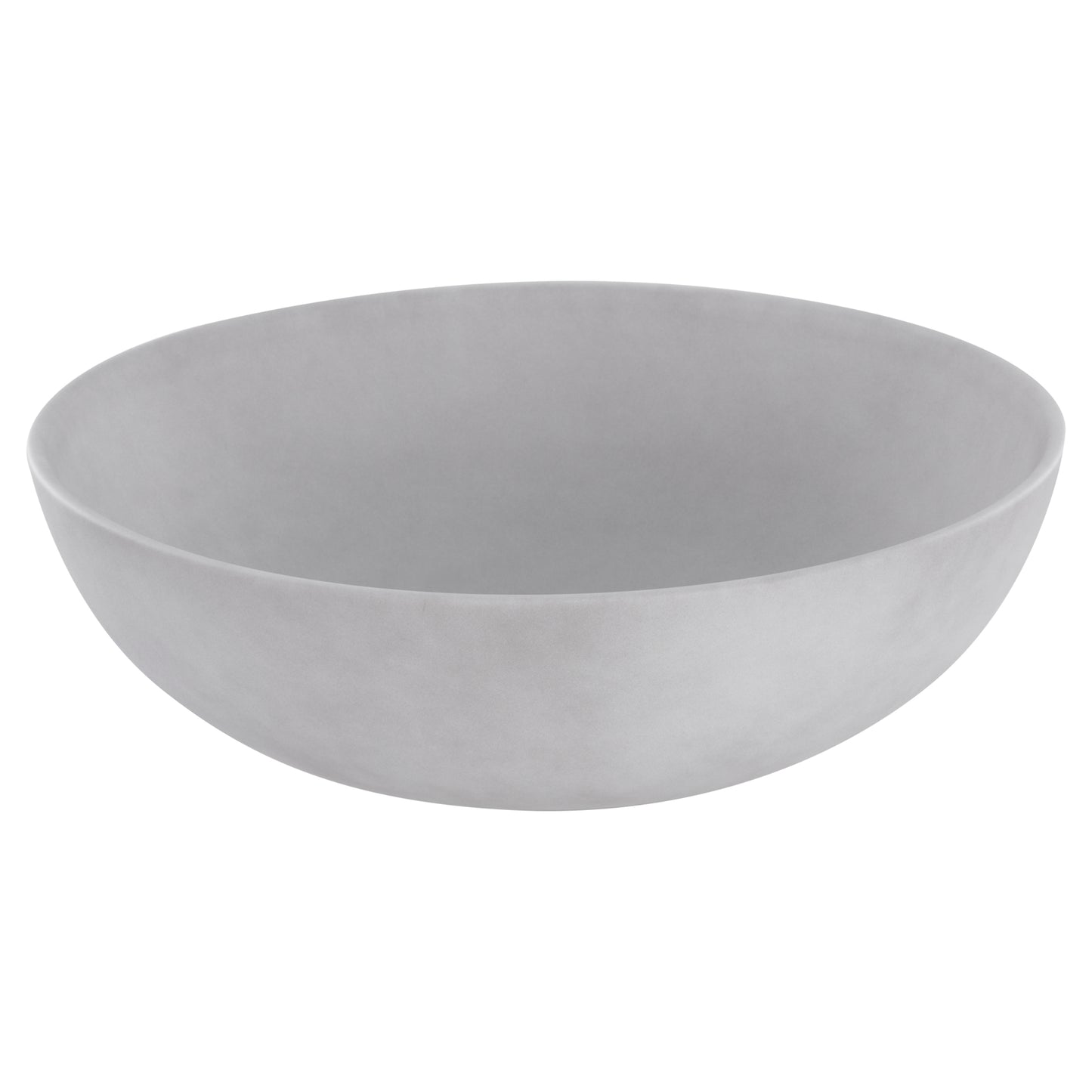 Opbouw waskom Differnz Slim rond 40cm keramiek lichtgrijs