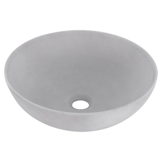 Opbouw waskom Differnz Slim rond 29cm keramiek lichtgrijs