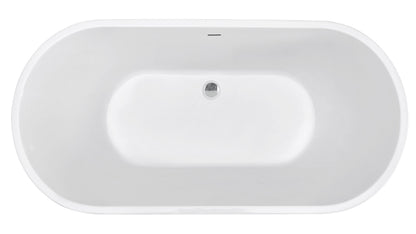 Vrijstaand ligbad Sanitado Elements Becoma 178x80cm glanzend wit