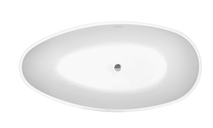 Vrijstaand ligbad Sanitado Elements Bomber 180x90cm glanzend wit