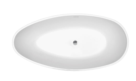 Vrijstaand ligbad Sanitado Elements Bomber 180x90cm glanzend wit