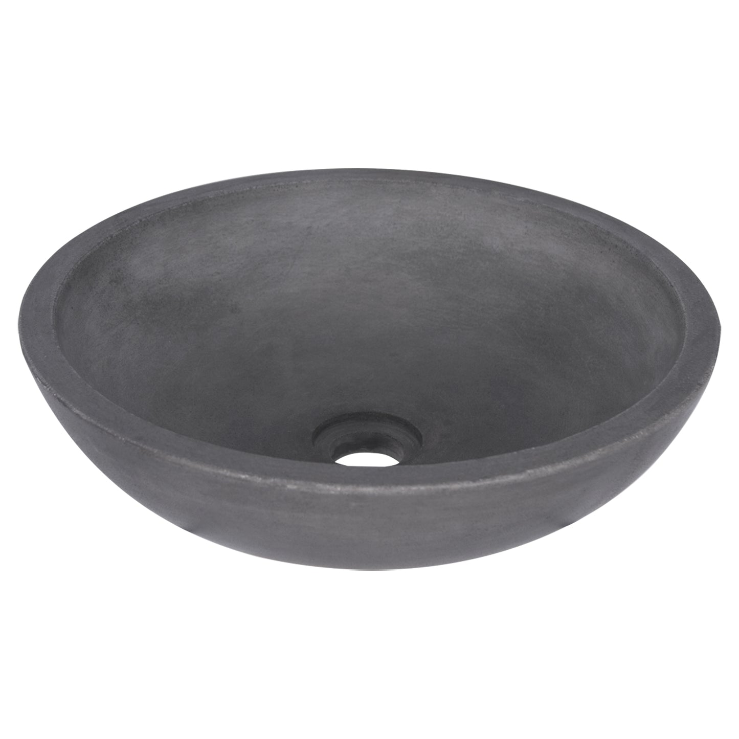 Opbouw waskom Differnz Ravano rond 40cm beton donkergrijs