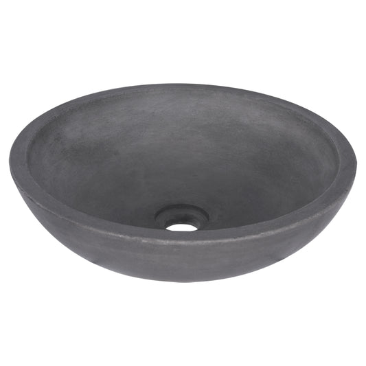 Opbouw waskom Differnz Ravano rond 40cm beton donkergrijs