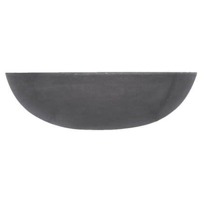 Opbouw waskom Differnz Ravano rond 40cm beton donkergrijs