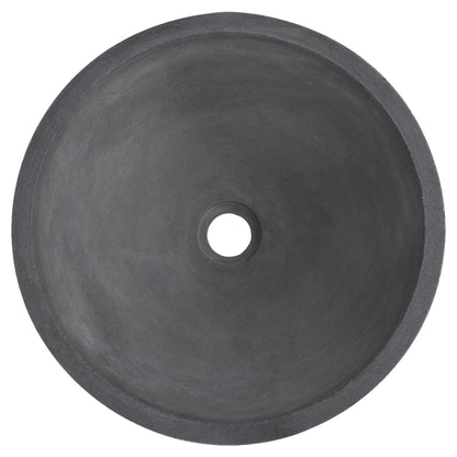 Opbouw waskom Differnz Ravano rond 40cm beton donkergrijs