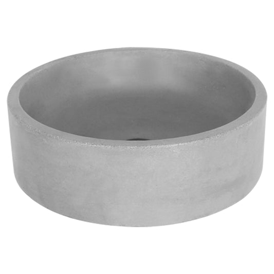 Opbouw waskom Differnz Marba rond 42cm beton lichtgrijs