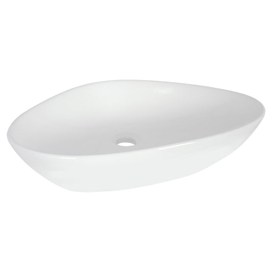 Opbouw waskom Differnz Rigi ovaal 59cm keramiek wit