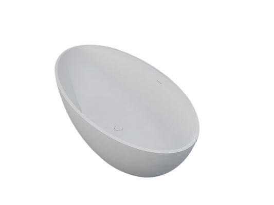 Vrijstaand ligbad Sanitado Elements Just New solid surface 180x85cm glanzend wit